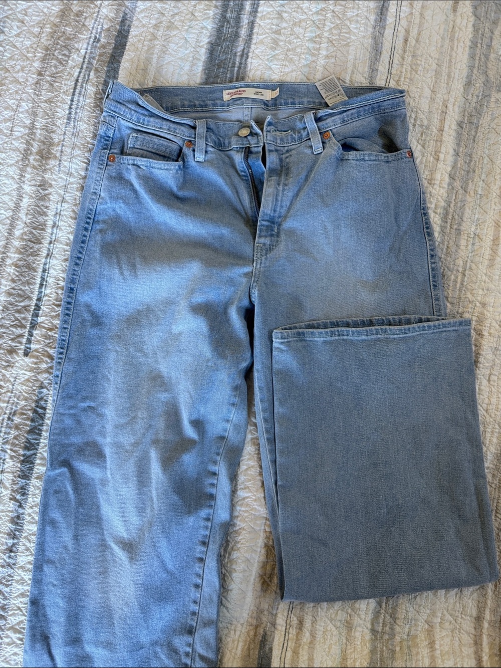 Signature by Levi Strauss Light Blue Wide Leg Jeans